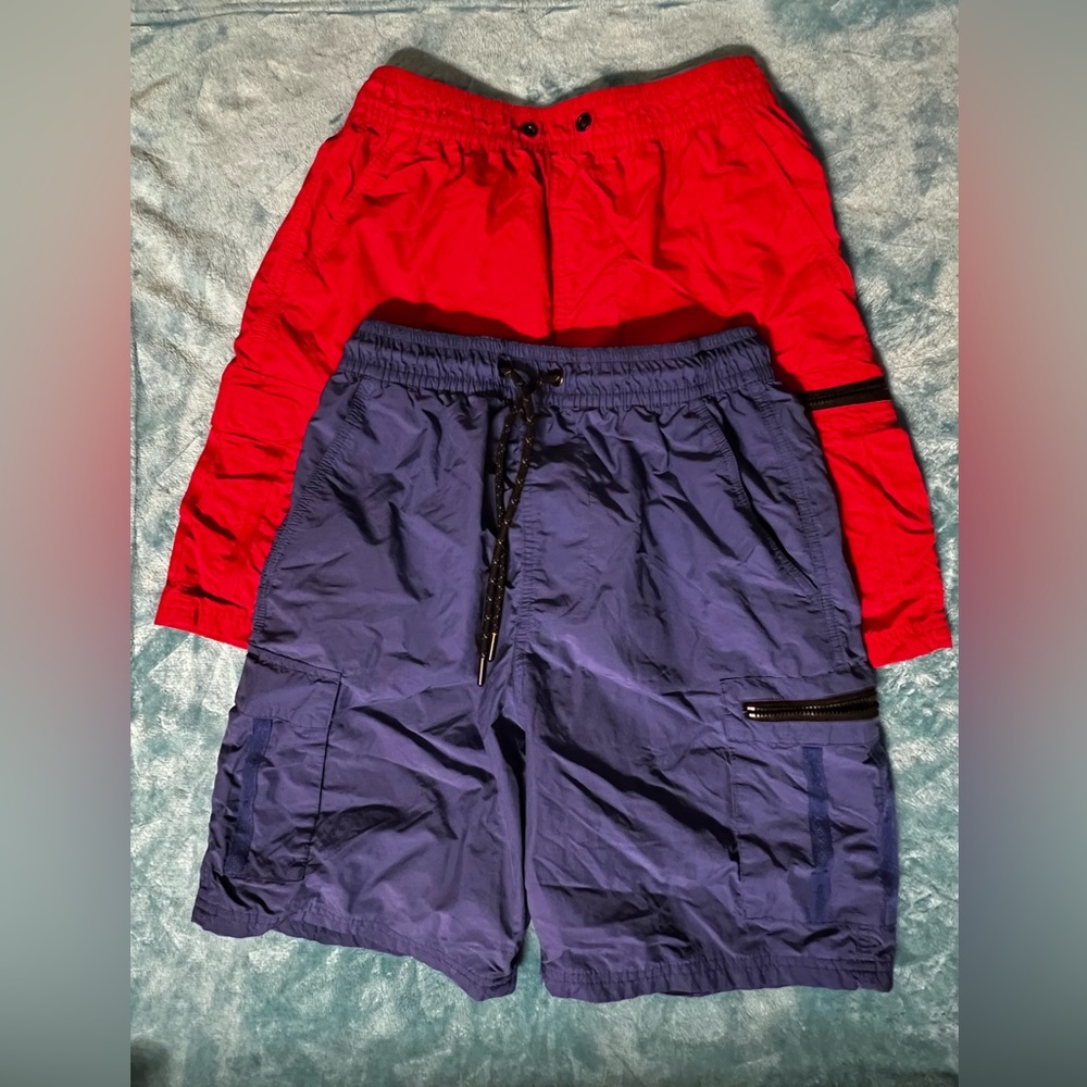 2 pairs of beach/swim shorts. Mens size small. CSG